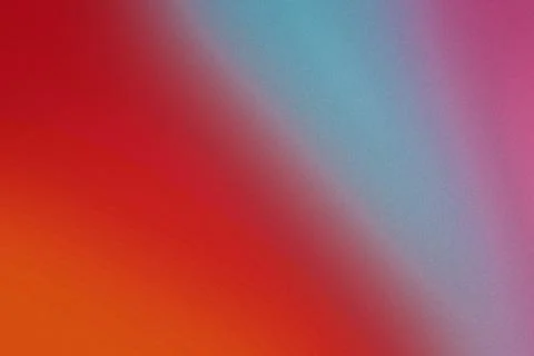 Vibrant gradient sweeps across textured surface. Soft blur blends red, oran.. Stock Illustration