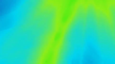 Vibrant gradient swirls from turquoise to lime green Stock Illustration
