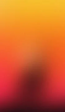 Vibrant gradient transitions from warm yellow to deep red. Soft blur in cen.. Stock Illustration