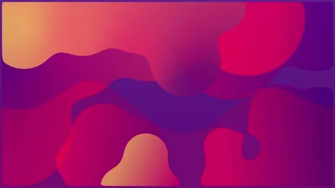 Vibrant Gradient Wave Abstract Background Smooth Flowing Shapes Purple Pink Stock Footage 313076020