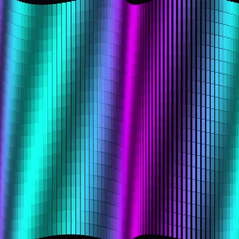 Vibrant Gradient Wave Pattern - Abstract Colorful Background Stock Footage 347811277
