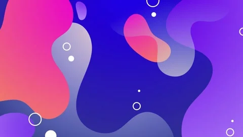 Vibrant gradient wave shapes and patterns in an abstract layout seamless 4k Stock Footage 310221450