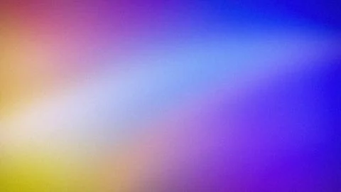 A vibrant, grainy 4K gradient background with smooth transitions between ye.. Stock-Illustration