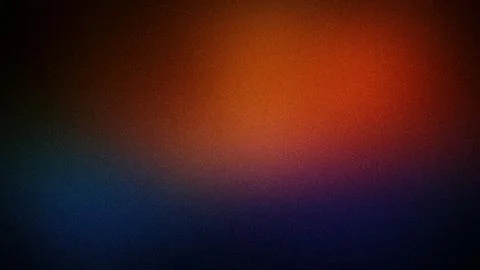 A vibrant, grainy 4K gradient featuring deep blues, rich oranges, and subtl.. 스톡 일러스트