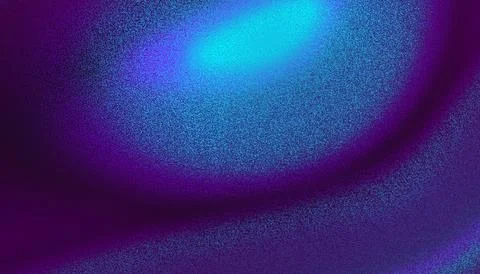 Vibrant grainy gradient background with blue and purple colours. Noise blur Stock Illustration