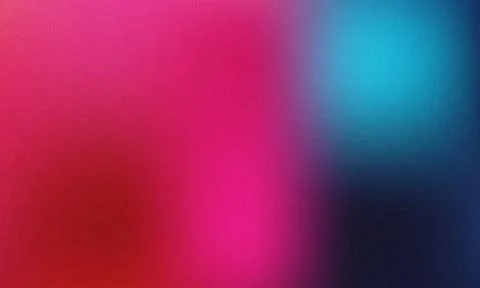 Vibrant Grainy Gradient Background with Pink, Red and Cyan Blue Glow and Sa.. 스톡 일러스트