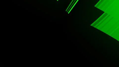 Vibrant green abstract background with dynamic lines Stock Illustration