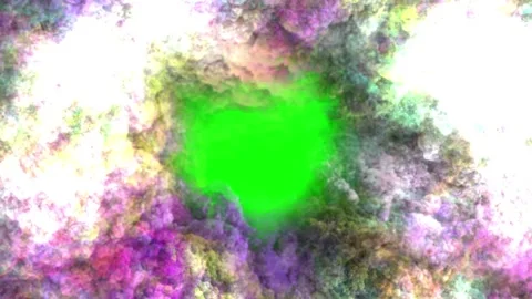 Vibrant Green Abstract Background with Subtle Color Specks Stock Footage 303779153