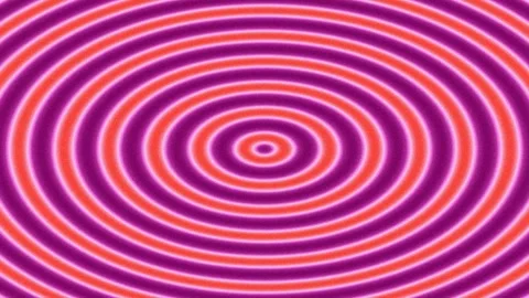 Vibrant green and blue hypnotic concentric circles animation background loop Stock Footage 339778976
