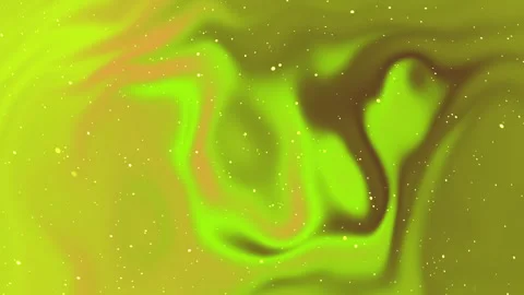 Vibrant green and yellow gradients swirl dynamically in the compositio Stock Footage 337981853