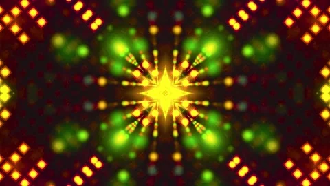 Vibrant green and yellow light burst. Glowing abstract background with radiant b Stock Footage 334277256