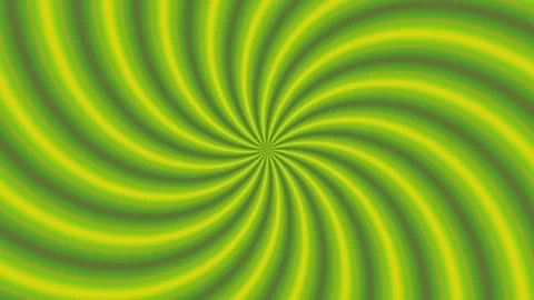 Vibrant Green and Yellow Rotating Sunburst 4K Loop Stock Footage 333072786