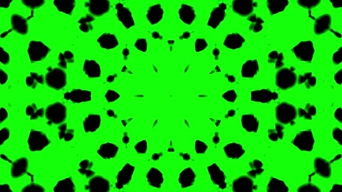 Vibrant green background with black abstract patterns Stock Footage 345448472