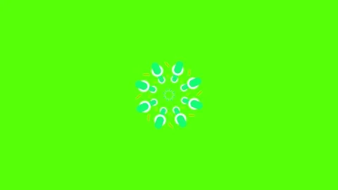 Vibrant green background with dynamic abstract design elements Stock Footage 330288457
