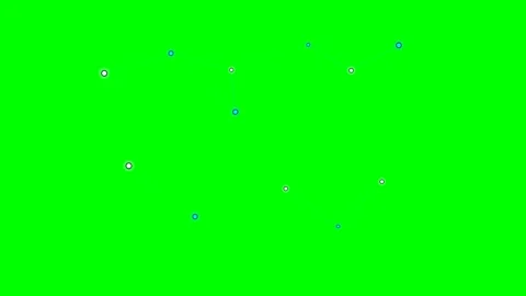 A vibrant green background featuring scattered colorful dots and circles Stock Footage 340904665