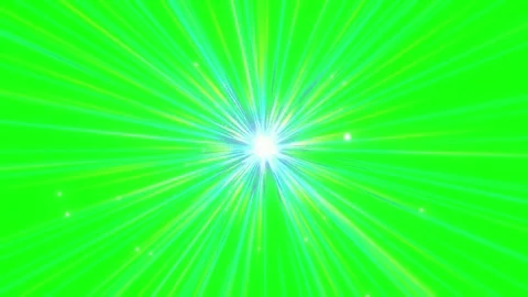 Vibrant green background with glowing white light effects Stock Footage 337449884