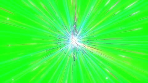 Vibrant green background with radiant blue light beams Stock-Footage 338216262