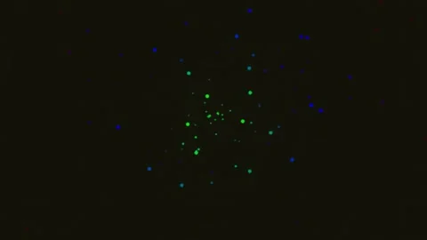 Vibrant green bokeh light pattern abstract background for festive motion gr.. Stock Footage 341057917