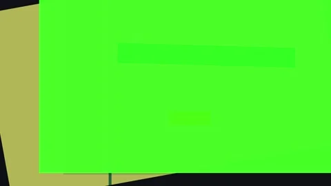 A vibrant green canvas featuring geometric shapes and a minimalist design, .. Stock Footage 335441908
