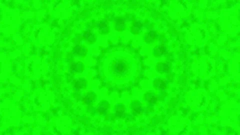 A vibrant green circle with a complex and intricate pattern is displayed. Stock Footage 291310500