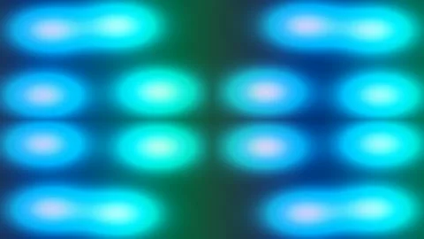 Vibrant green circular light bokeh pattern abstract background video loop Stock Footage 336266495