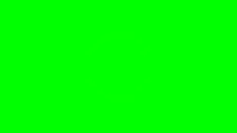 A vibrant green digital loading circle animation on a solid green background Vídeos de archivo 340263263