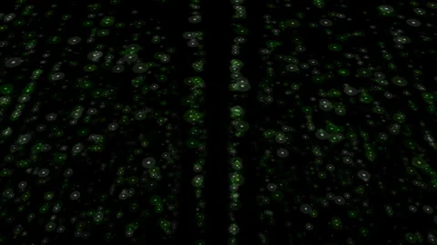 Vibrant green dot pattern intriguing visual composition Stock Footage 251944401
