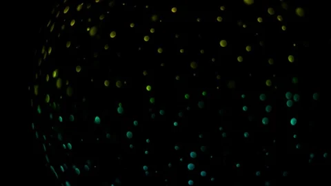 Vibrant green dots Video stock 107902158