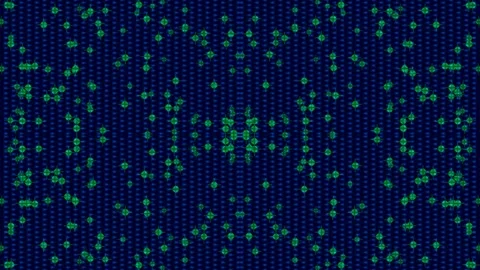 Vibrant Green Foliage Pattern Seamless Background Abstract Nature Texture Stock Footage 336770024