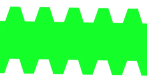 Vibrant Green Geometric Sawtooth Pattern Motion Graphic Stock Footage 330919125
