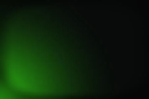 Vibrant green glow emanating from bottom left corner on dark background. Stock Illustration
