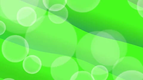 Vibrant Green Gradient Abstract Background with Soft Floating Bokeh Circles Stock Footage 328788346