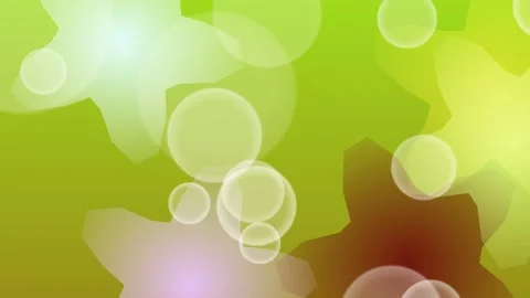 Vibrant green gradient background with ethereal lights creating a gentle mo.. Stock Footage 328805347