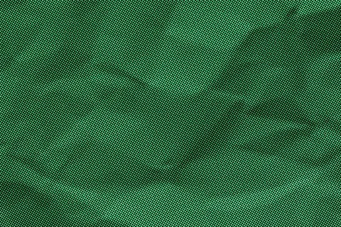 Vibrant Green Halftone Paper Texture Retro Printed Comic Page Stock Illustration