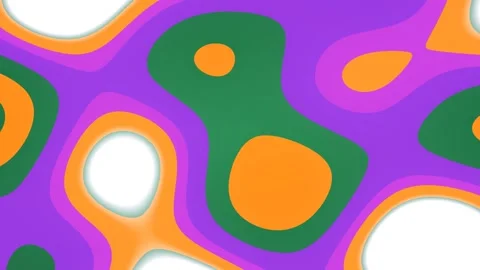Vibrant green ink fluid abstract liquid motion design. Stock Footage 342080805