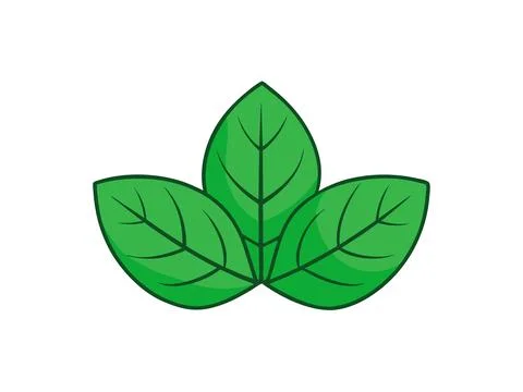 Vibrant Green Leaves Background Vector Art for Nature Projects Illustrazione stock