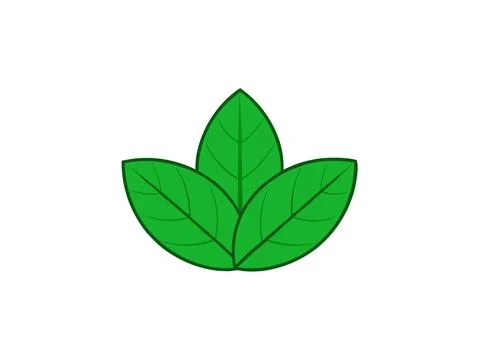 Vibrant Green Leaves Background Vector Art for Nature Projects Illustrazione stock