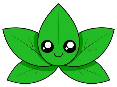 Vibrant Green Leaves Background Vector Art for Nature Projects Illustrazione stock