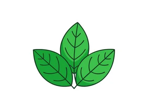 Vibrant Green Leaves Background Vector Art for Nature Projects Illustrazione stock
