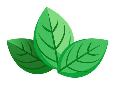 Vibrant Green Leaves Background Vector Art for Nature Projects Stock Illustration