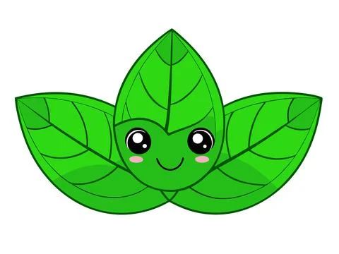 Vibrant Green Leaves Background Vector Art for Nature Projects Stock Illustration