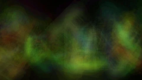 Vibrant Green Light Leaks Create a Dramatic Abstract Background Stock Footage 300073087