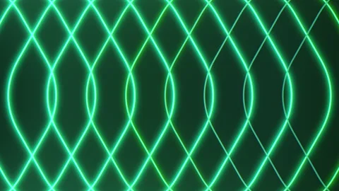 Vibrant green line pattern on black background - design element or website Stock Footage 282373211