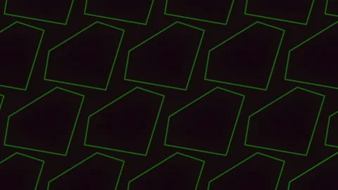 Vibrant green lines on a bold black background Stock-Footage 270410186