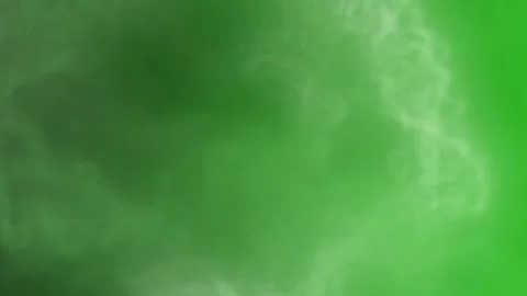 Vibrant green misty atmosphere with dynamic swirling patterns Stock Footage 329765363