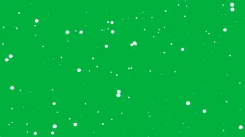 Vibrant Green Motion of Falling Snowflakes in Dynamic Winter Scene for Fest.. Vídeos de archivo 342550787