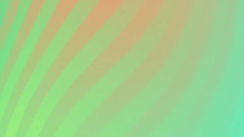 Vibrant Green Orange Striped Gradient Abstract Loop Background Stock Footage 325639111