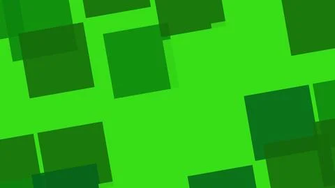 Vibrant Green Overlapping Geometric Square Pattern イラスト素材
