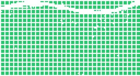 A vibrant green pixelated background with a subtle gradient effect. Ilustração Stock