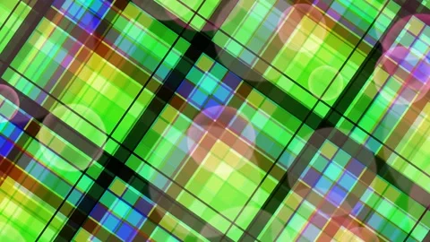 Vibrant Green Plaid Pattern Background Animation. Stock-Footage 330132078